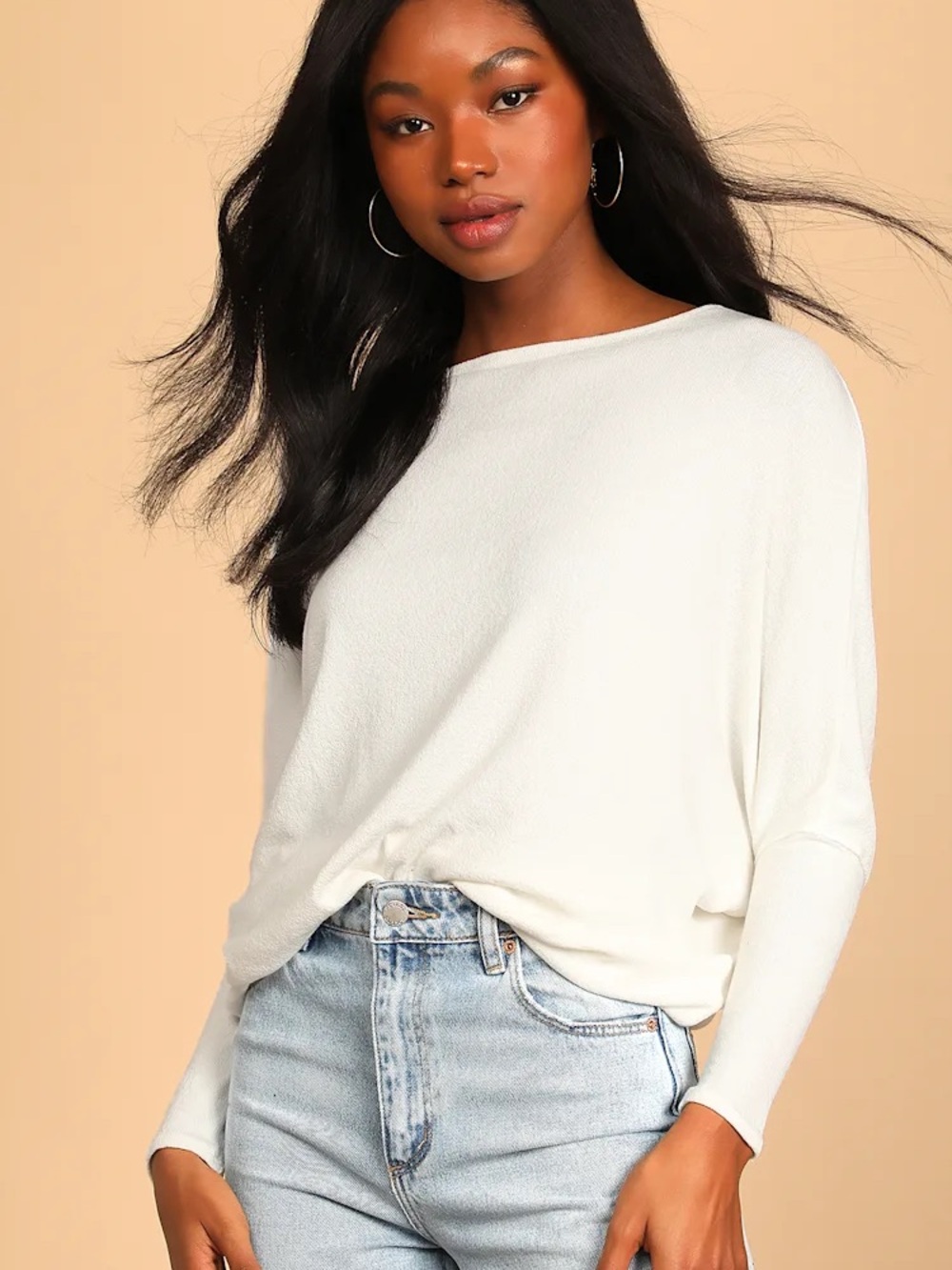 Lulus Verla Dolman Sleeve Top